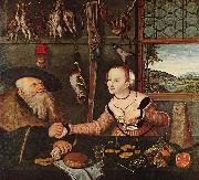 Lucas Cranach the Elder Die Bezahlung painting